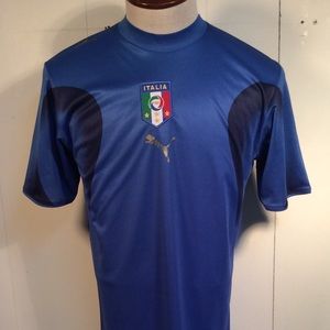 Mens Puma FIGC Italia soccer jersey size small